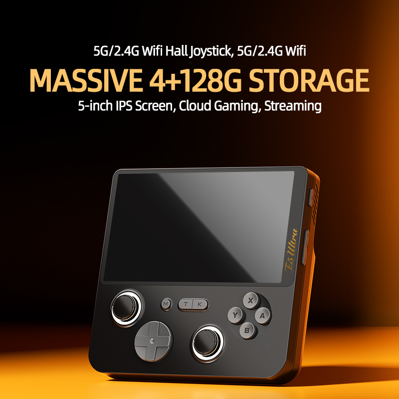 Retro Gaming Ps2 - GAMEMT E5 Ultra 4+128GB 5.0인치 IPS