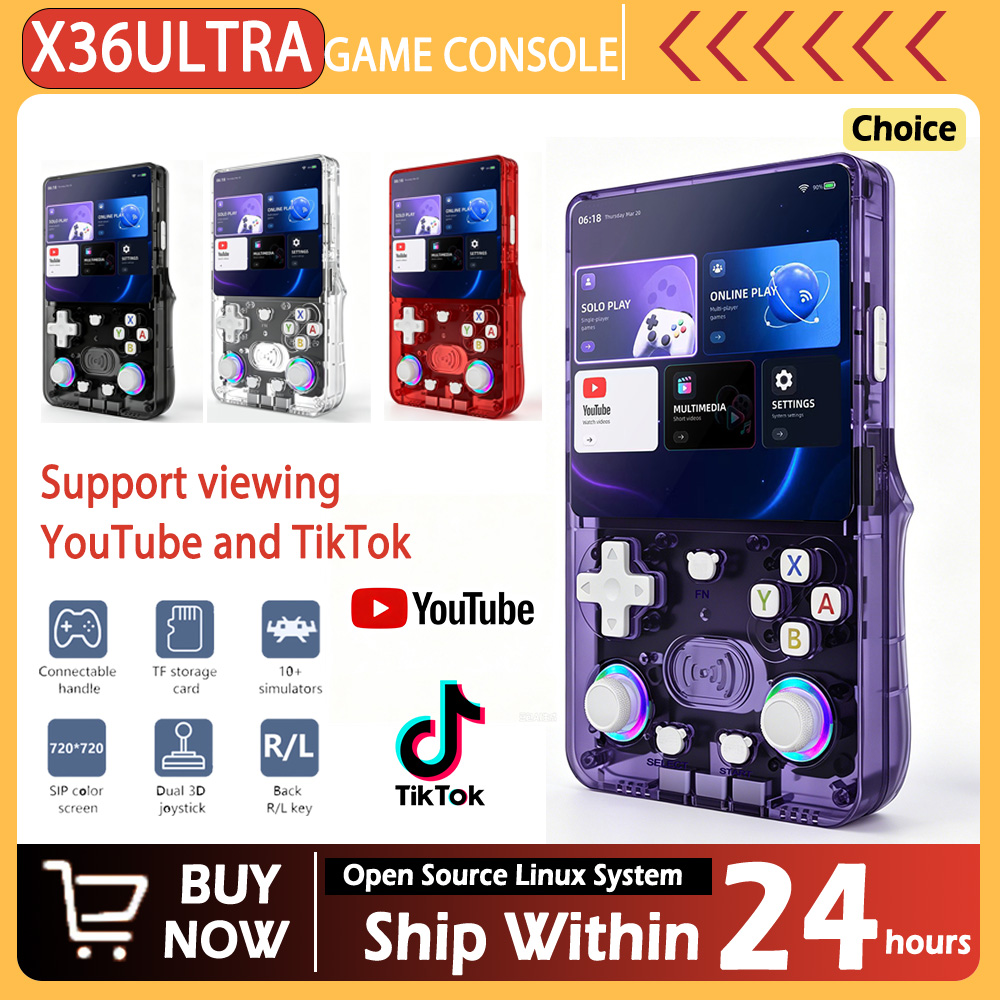 Retro Gaming Device Handheld - 새로운 X36 울트라 레트로 휴대용 게임