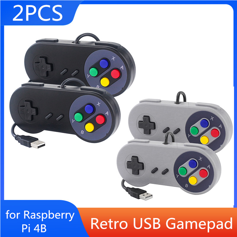 Retro Gaming With Raspberry Pi - 2PCs USB 게임 패드 레트로 게임