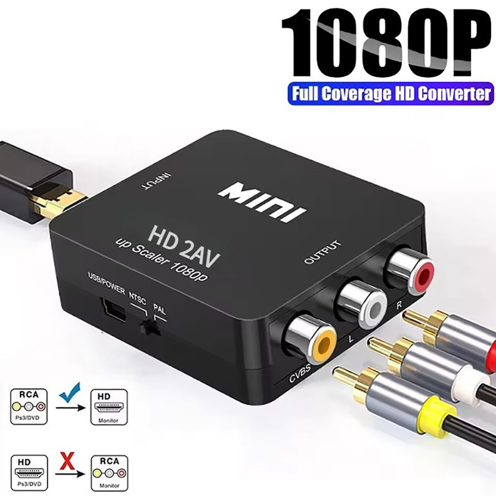 Composite Rca Cable - HDMI 호환 AV RCA 어댑터 HD
