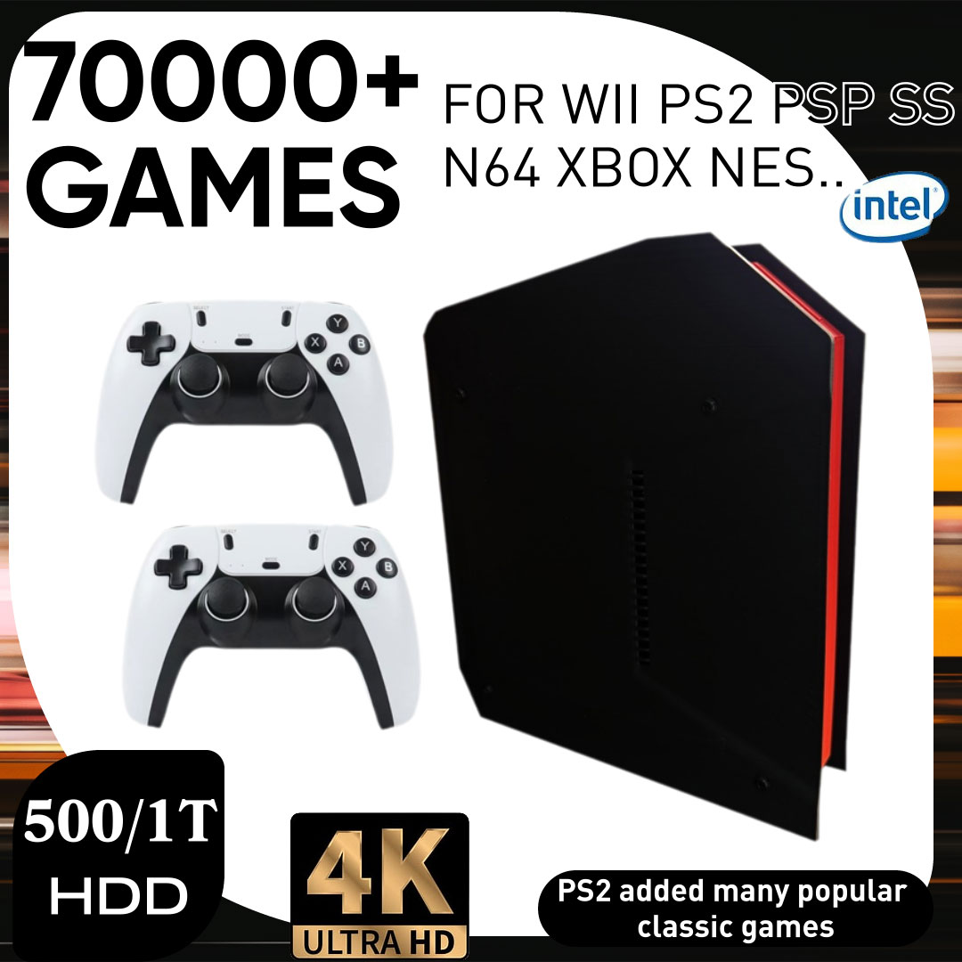 Retro Gaming Ps2 - X4 레트로 비디오 게임 콘솔 1T