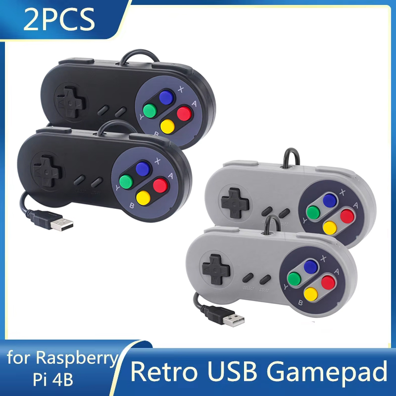 Retro Gaming With Raspberry Pi - 2PCs USB 게임 패드 레트로 게임