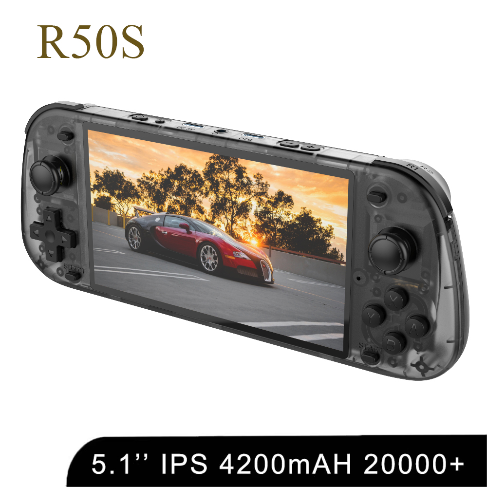 Retro Gaming Device Handheld - 5.1인치 신형 R50S 레트로 휴대용 비디오