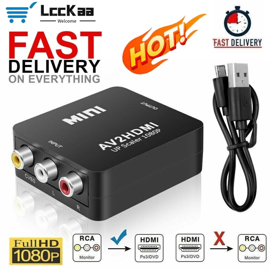Composite Rca Cable - AV-HDMI 호환 어댑터 1080P 비디오 컴포지트