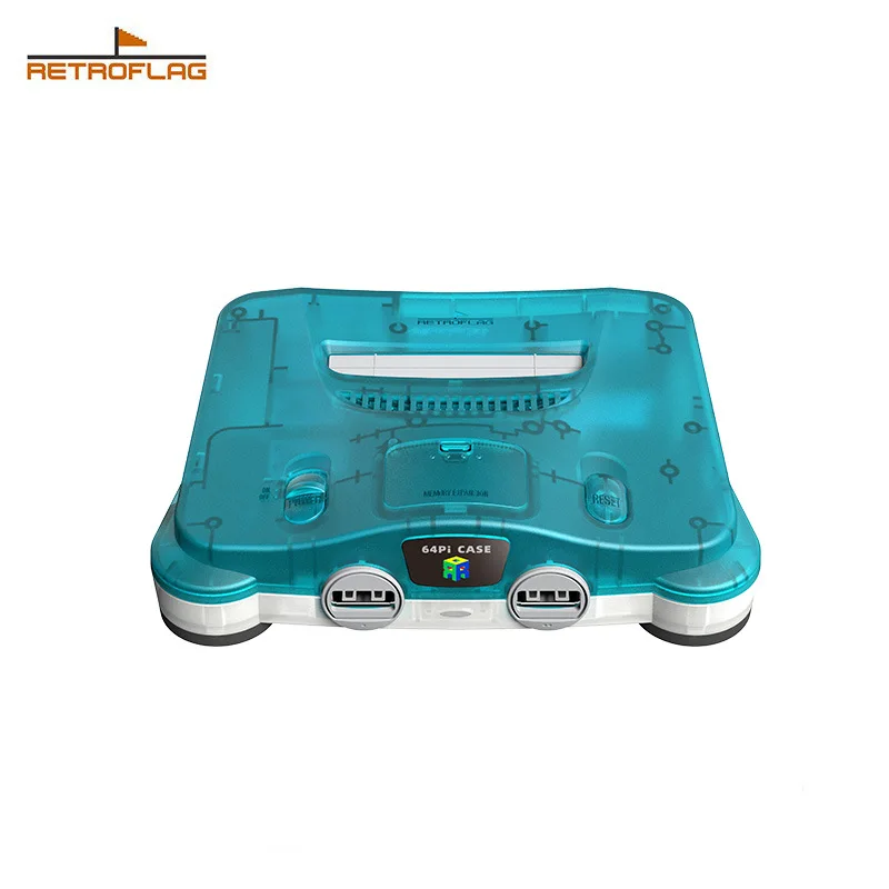 Retro Gaming With Raspberry Pi - 레트로플래그 64Pi 케이스 (라즈베리 파이 5용),