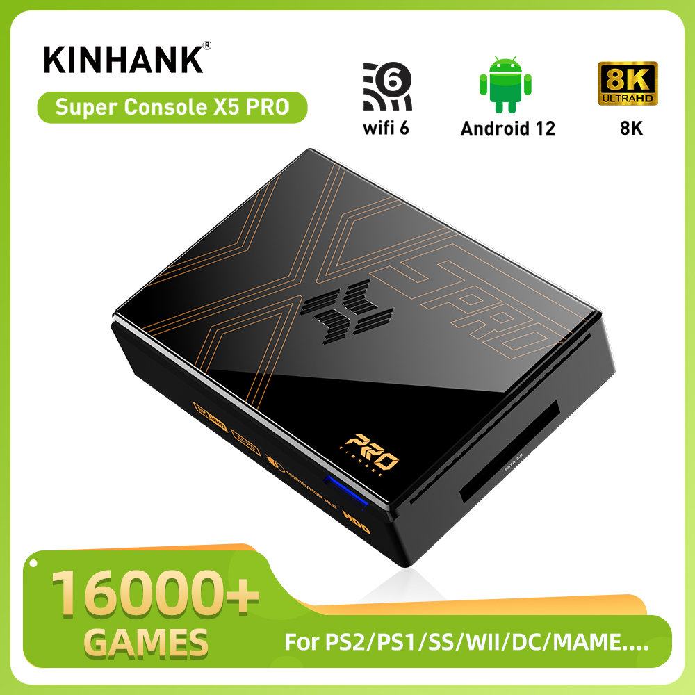 Retro Gaming Ps2 - 킨한크 슈퍼 콘솔 X5 PRO 레트로