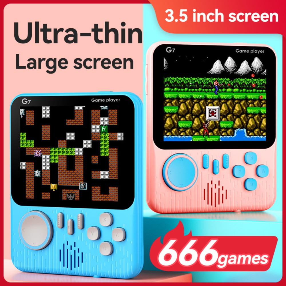 Retro Gaming Gadgets - G7 레트로 휴대용 게임 콘솔, 3.5인치