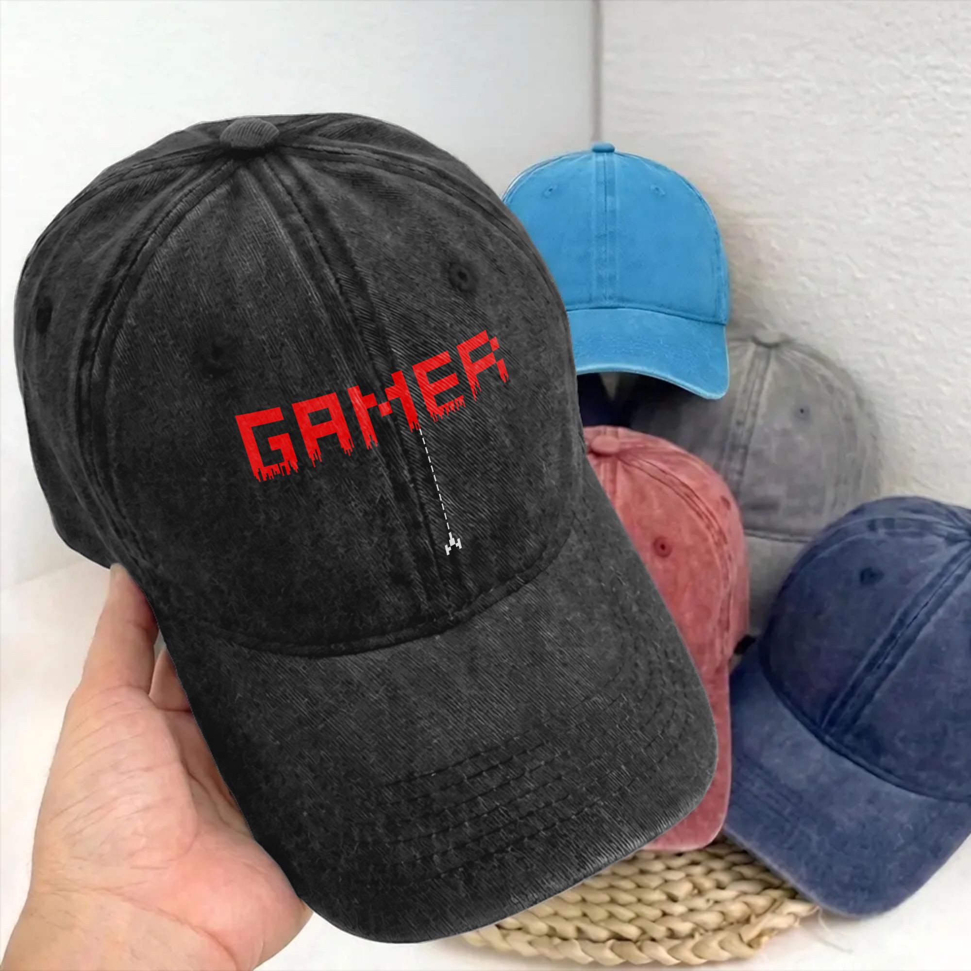 레트로 게이머 픽셀 올드 스쿨 야구 모자 비정형 남녀  - Retro Gaming Gifts For Men 리뷰 및 가격