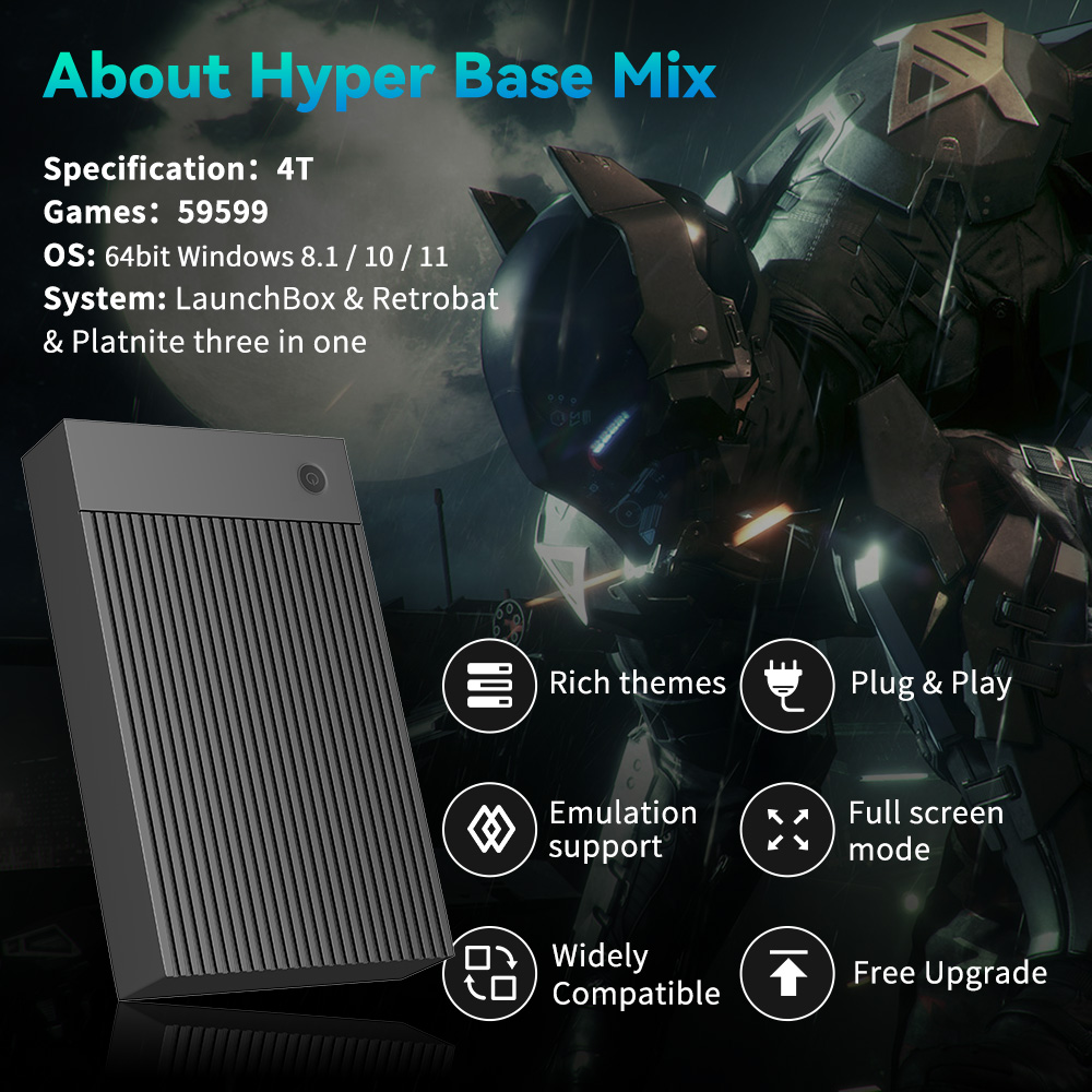 하이퍼 베이스 믹스 4TB 게임 콘솔 (PS4/PS3/ - Retro Gaming Ps2 리뷰 및 가격