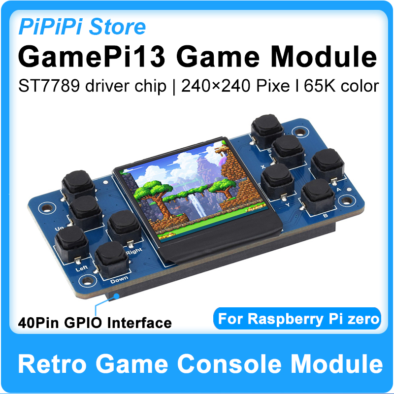 GamePi13 레트로 게임 콘솔 모듈 1.3인치 LC - Retro Gaming With Raspberry Pi 리뷰 및 가격