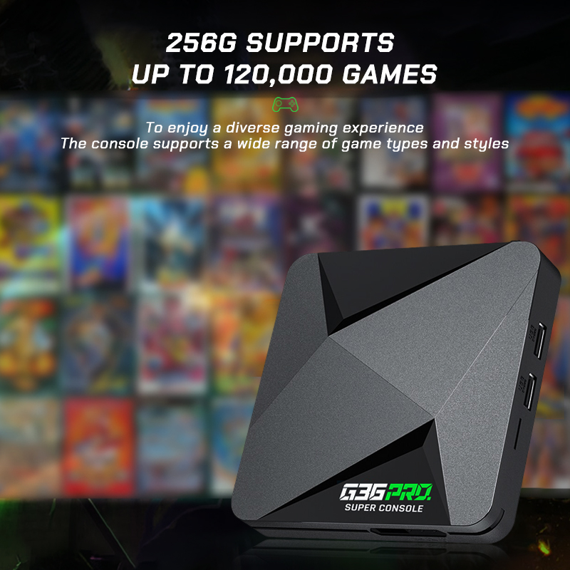 슈퍼 G36 프로 게임 콘솔 256G 120000+ 레 - Retro Gaming Tv Box 리뷰 및 가격