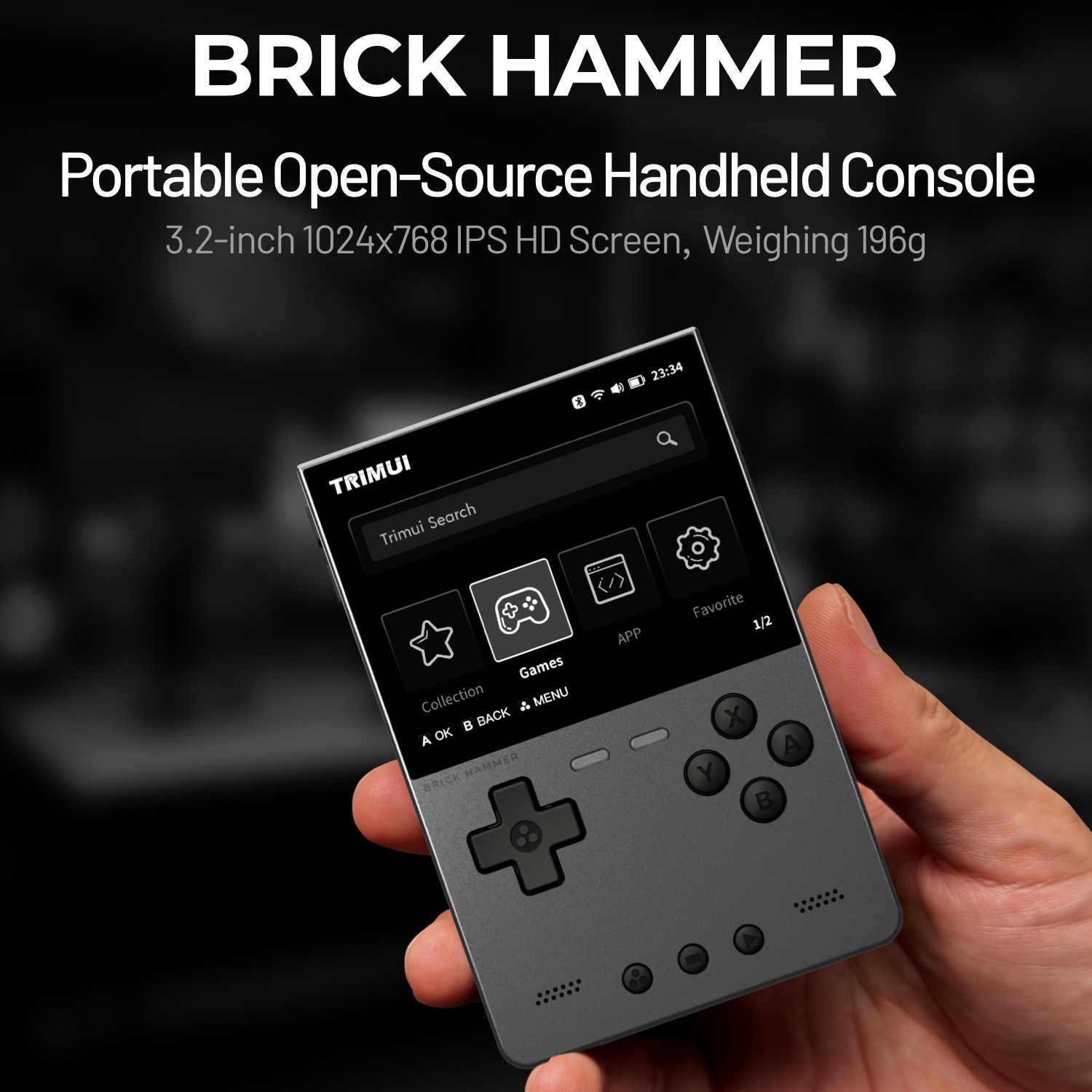 TRIMUI BRICK HAMMER 레트로 휴대용 게임 - Retro Gaming Mobile 리뷰 및 가격