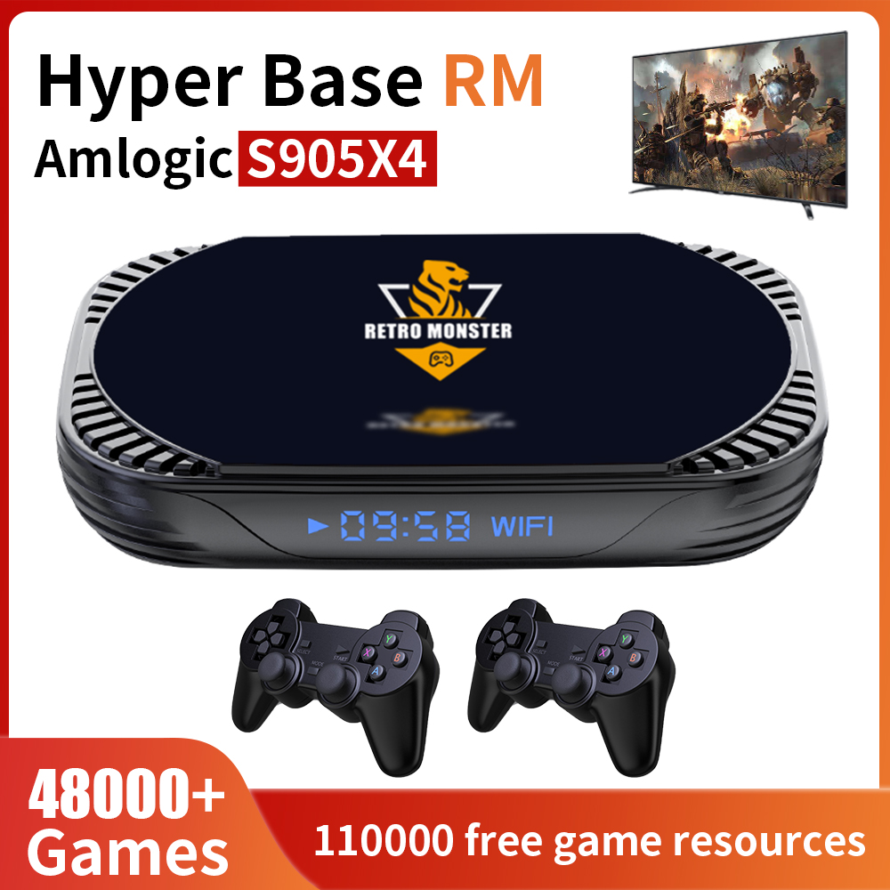 4K 레트로 비디오 게임 콘솔 S905X4 레트로 몬스 - Retro Gaming Tv Box 리뷰 및 가격