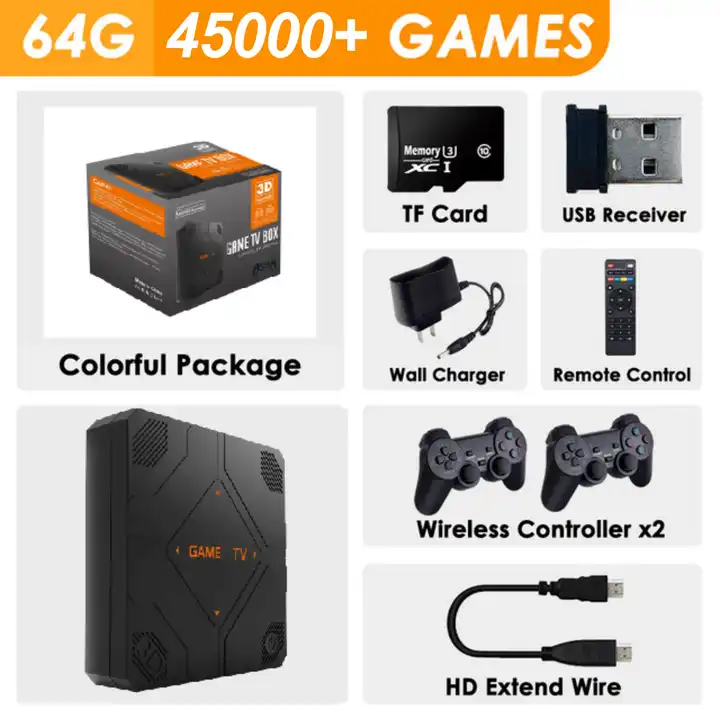 G12 Pro 게임 박스 비디오 게임 콘솔 64/128 - Retro Gaming Tv Box 리뷰 및 가격