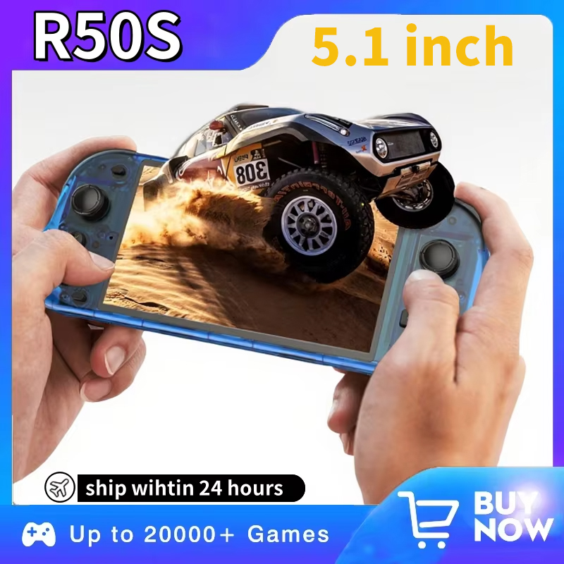 5.1인치 신형 R50S 레트로 휴대용 비디오 게임 콘 - Retro Gaming Device Handheld 리뷰 및 가격