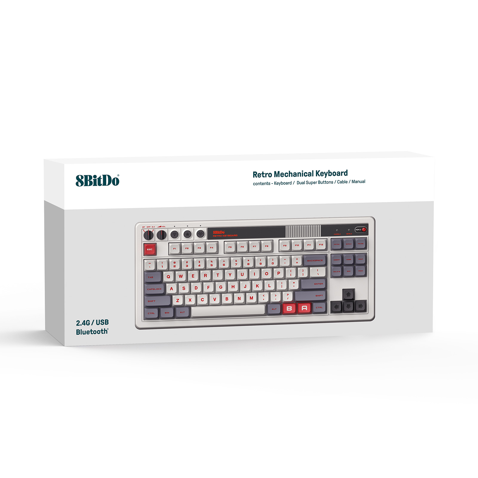8Bitdo 레트로 기계식 키보드, 블루투스, 2.4G - Retro Gaming Android 리뷰 및 가격