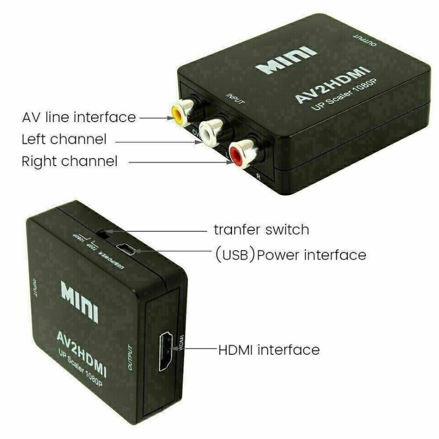 AV-HDMI 호환 어댑터 1080P 비디오 컴포지트  - Composite Rca Cable 리뷰 및 가격