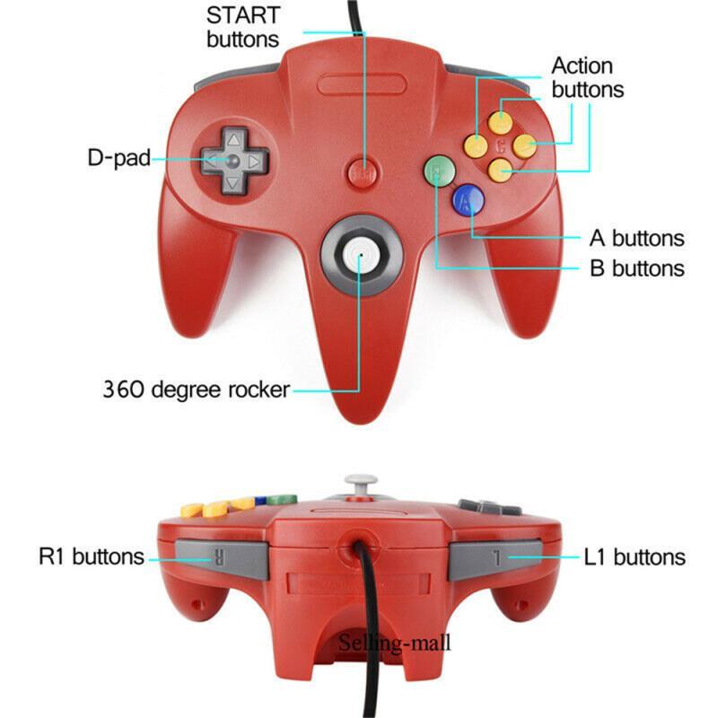 N64 컨트롤러 클래식 USB 유선 원격 게임 패드 게 - Retro Gaming Tablet 리뷰 및 가격