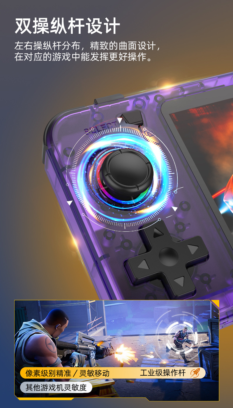 새로운 R36H 레트로 핸드 헬드 콘솔 오픈 소스 Ar - Retro Gaming Device Handheld 리뷰 및 가격