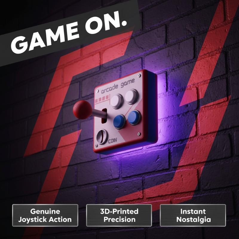 레트로 아케이드 게임 버튼 스위치 플레이트, 가정용 게 - Retro Gaming Gadgets 리뷰 및 가격