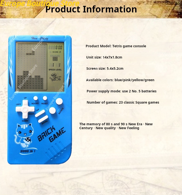대형 화면 키즈 휴대용 게임 콘솔 레트로 클래식 전자  - Retro Gaming Device Handheld 리뷰 및 가격