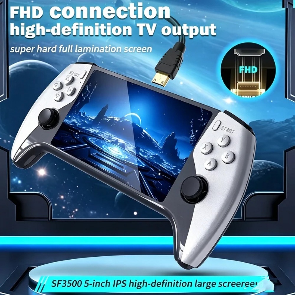 SF3500 5인치 휴대용 게임 콘솔 (PS1, GBA - Retro Gaming Gadgets 리뷰 및 가격